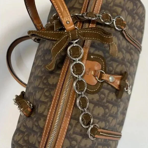 Vintage Dior Brown Trotter Bag - Picture 5 of 8